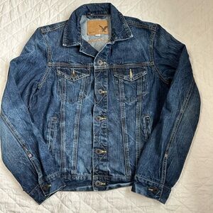 American Eagle Outfitters Classic Blue Denim Jacket